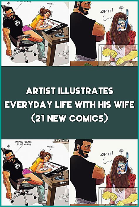 artist illustrates life with wife|Artist Illustrates Everyday Life With His Wife (21 New .